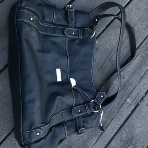 Grace Adele dark blue purse